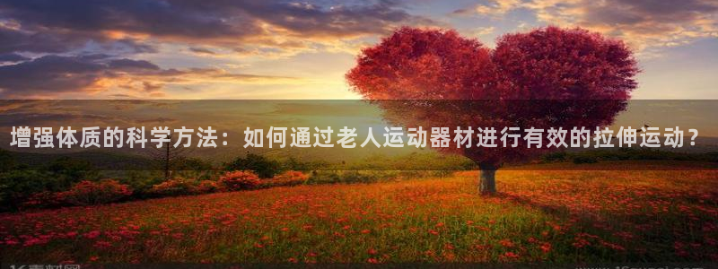 凯捷体育软件：增强体质的科学方法：如何通过老人运动器