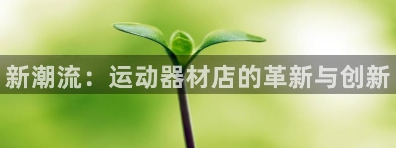 凯捷体育平台注册：新潮流：运动器材店的革新与创新