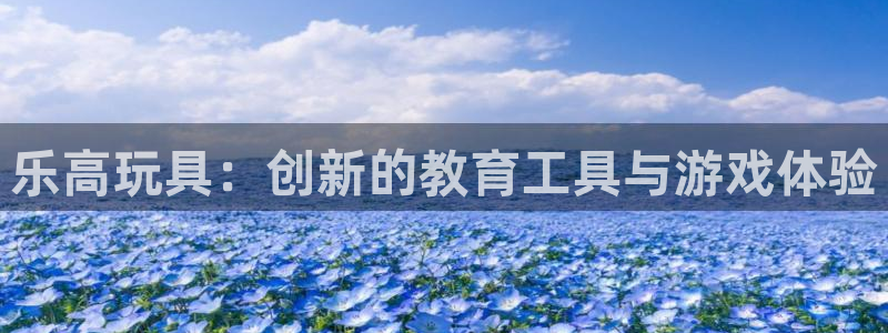 海南凯捷体育：乐高玩具：创新的教育工具与游戏体验